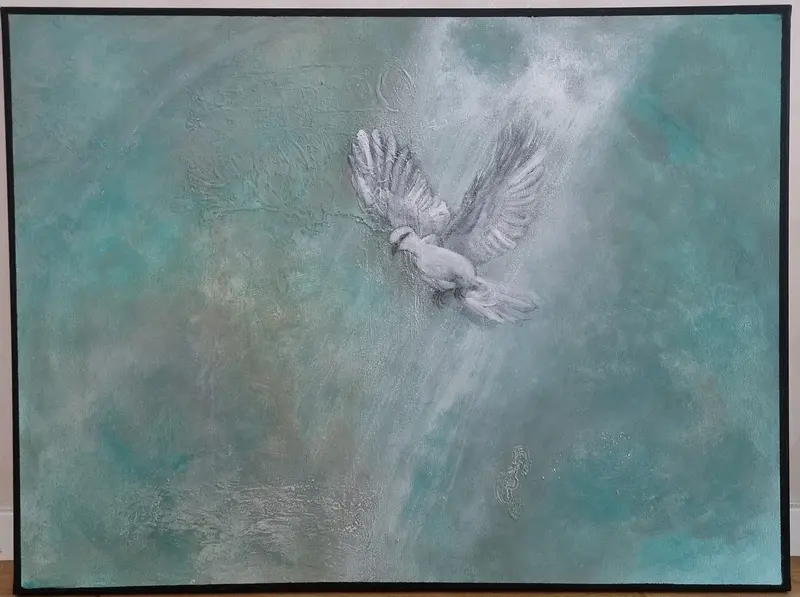 Akrylmålning Freedom av Ann-Catrin Hansson