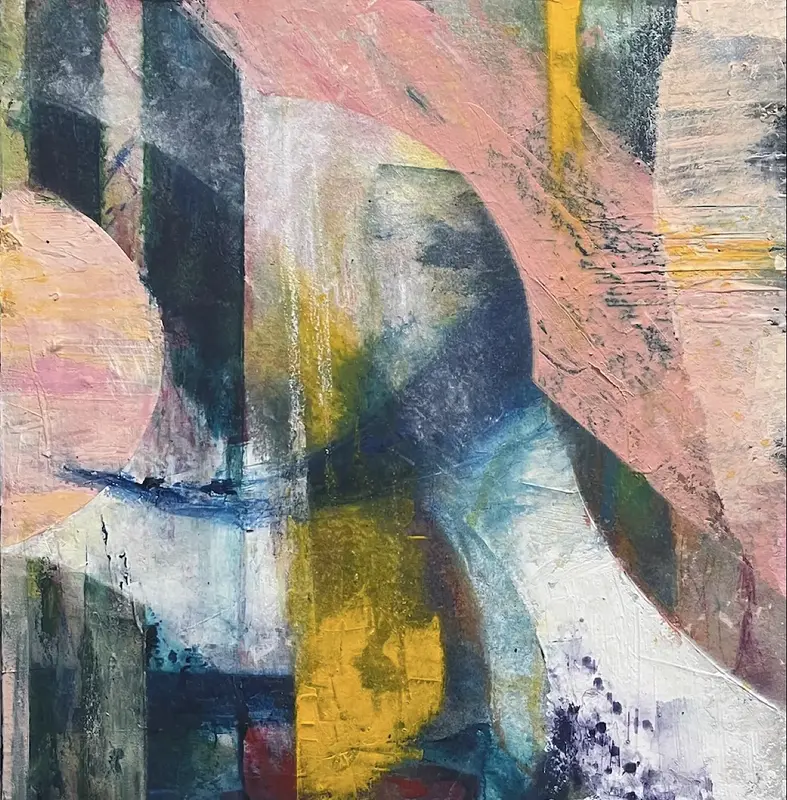 Akrylmålning Supermåne av Katarina Wetter-Edman