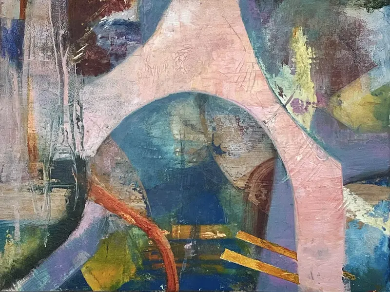 Akrylmålning Portalen av Katarina Wetter-Edman