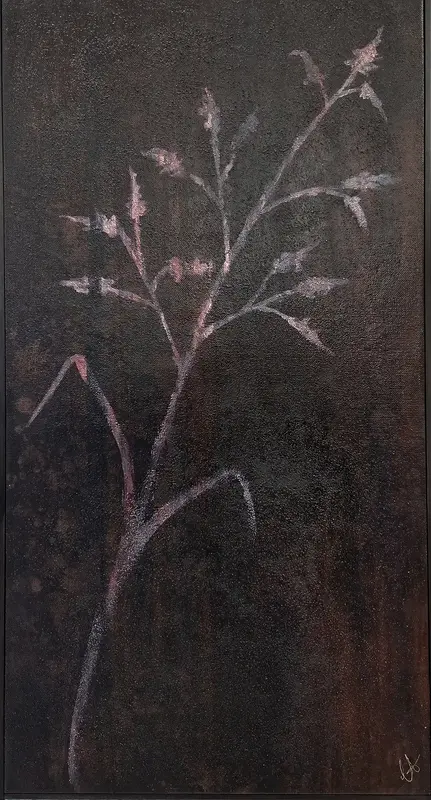 Akrylmålning Ax av Carina Andersson