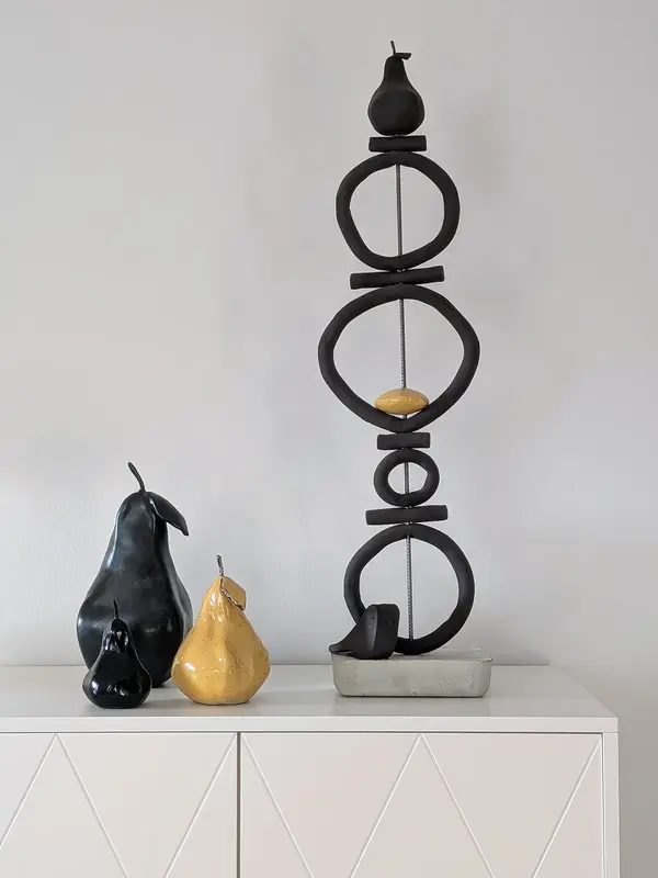 Skulptur Balansakt av Jeanette Svensson