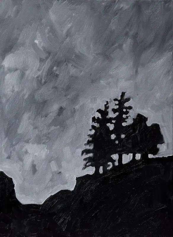 Oljemålning Skymning av Ekaterina Dutkevich