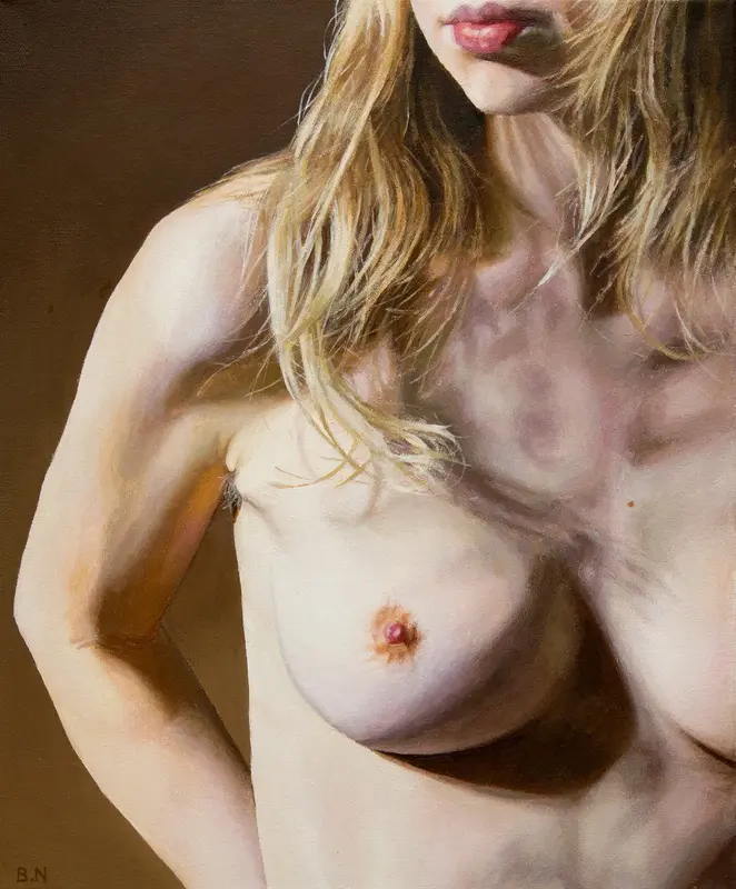 Akrylmålning Shadows and Skin av Björn Nordström