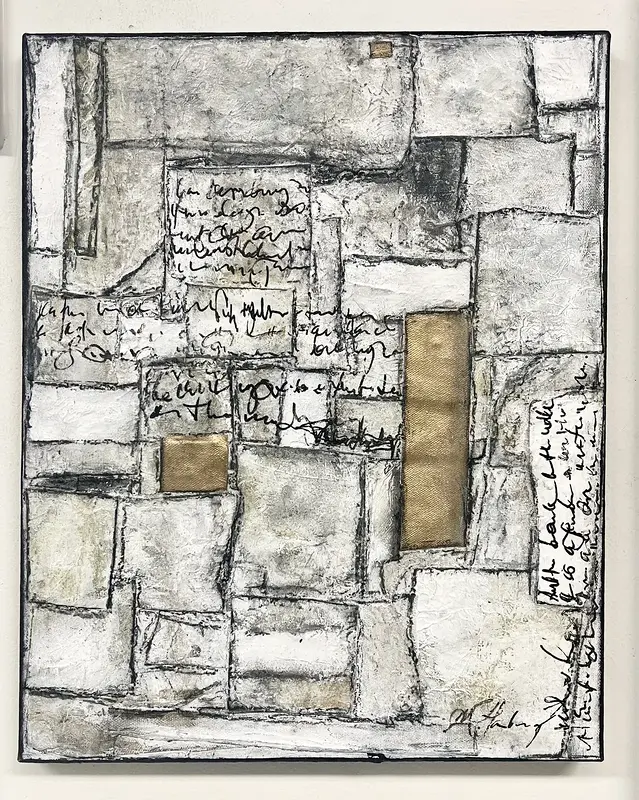 Akrylmålning Noterat av Maria Hamberg