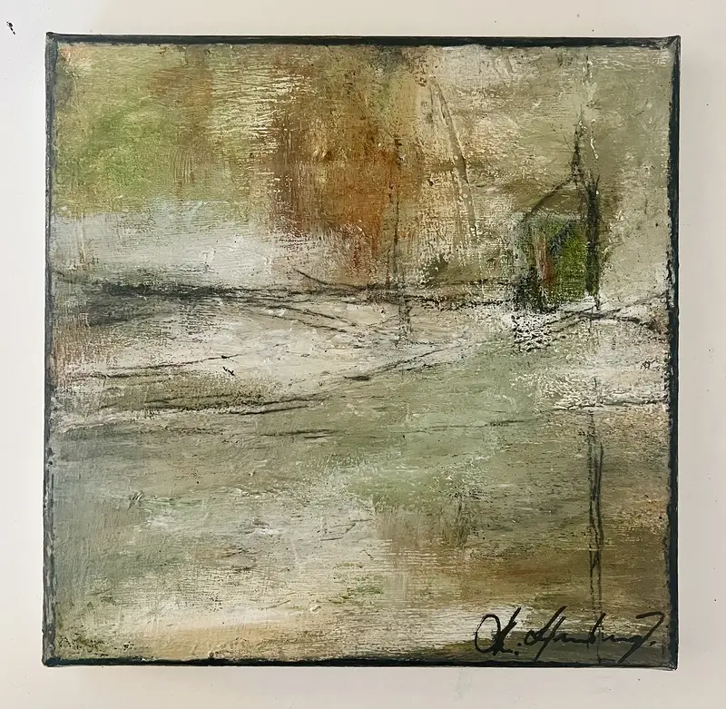 Akrylmålning På Kullen av Maria Hamberg