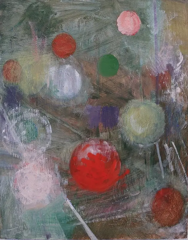 Oljemålning Klot av John Shelton