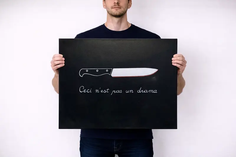 Akrylmålning Ceci av Alex Colard