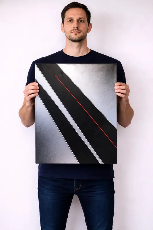 Akrylmålning Reflect av Alex Colard