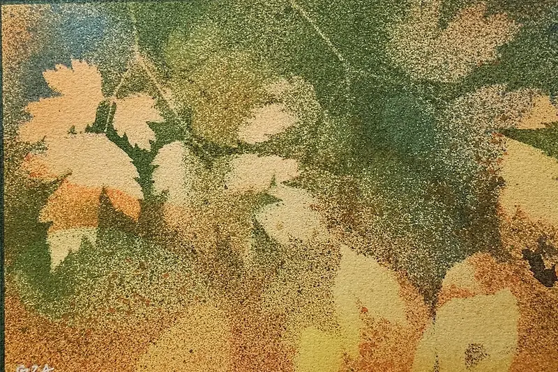 Akvarell av Gunilla Zaar Akne