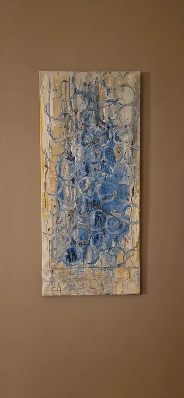 Akvarell Bubble choas av Casper Henriksson