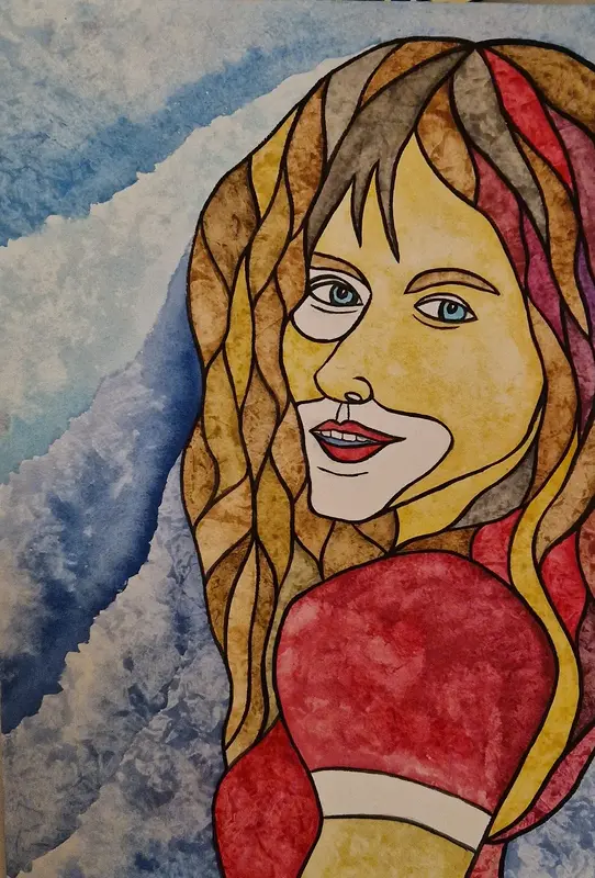 Akvarell Mira av Helena DB