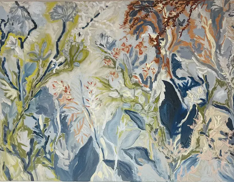 Akrylmålning Wildflower av Sofia Ekeberg