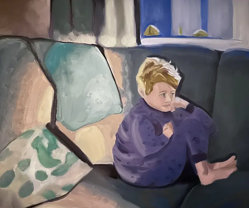 Oljemålning Ett missförstånd av Thomas Ekdahl