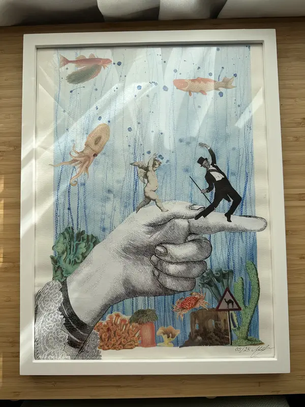 Akvarell Another world av Anastasiia Maistrenko