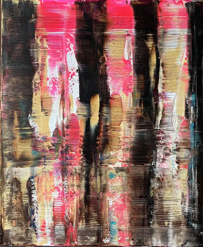 Akrylmålning Som nytt av MALIN Ridderfors