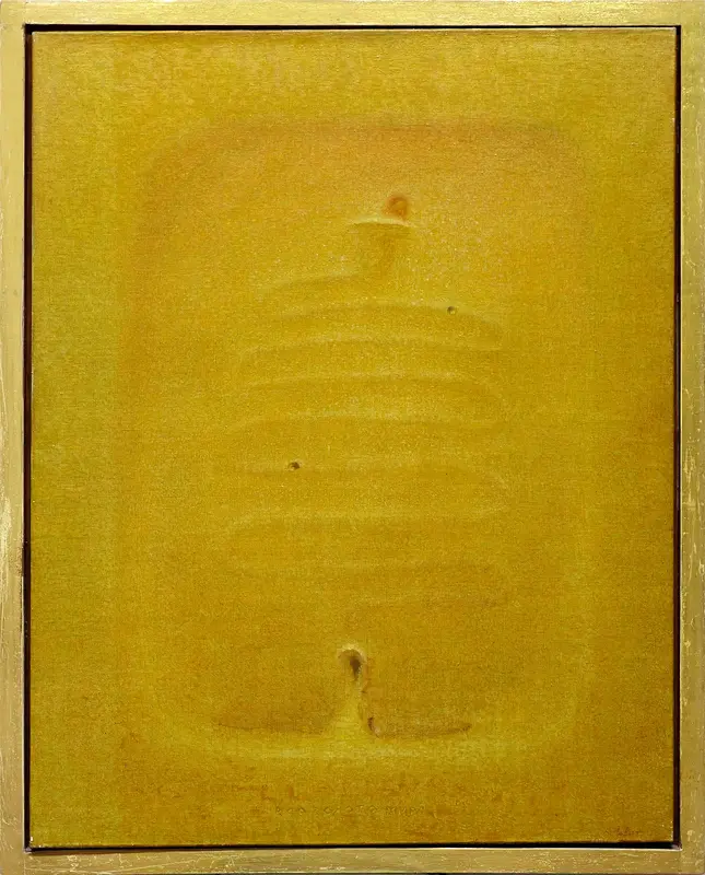 Oljemålning All Gold in the World av Alexander Levich