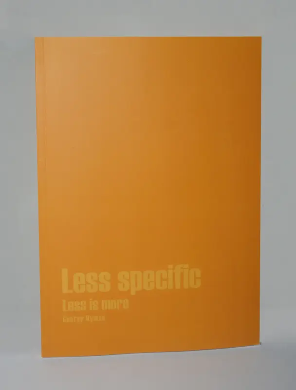 Less specific, less is more av Gustav Nyman