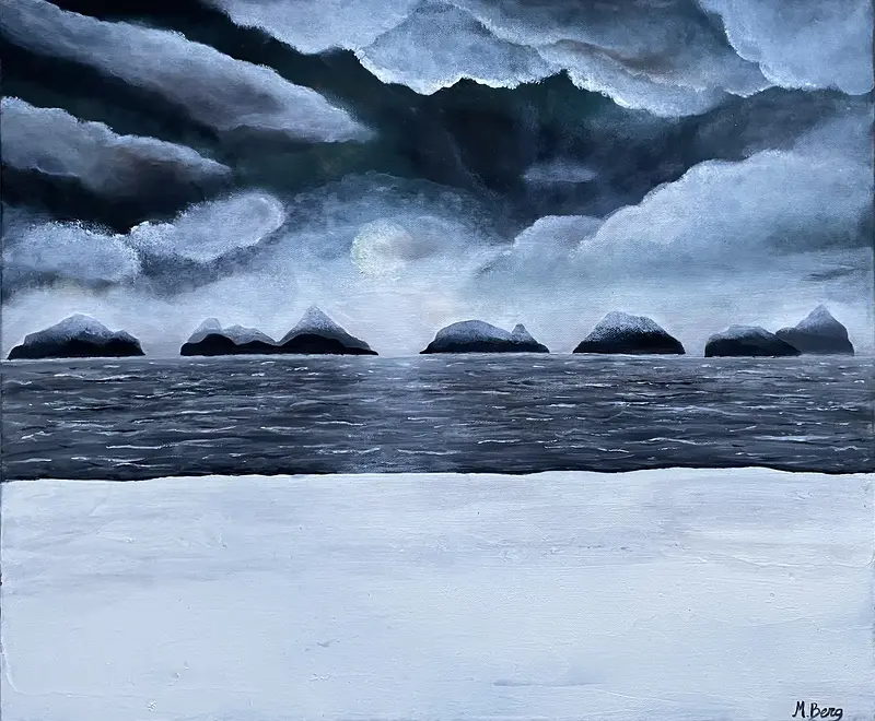 Akrylmålning av Maria Berg