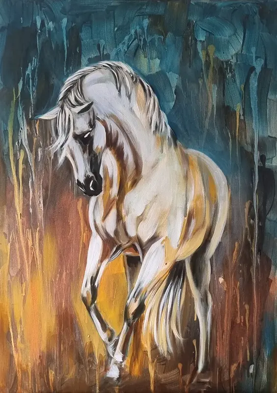 Dancing horse av Annika Blomberg