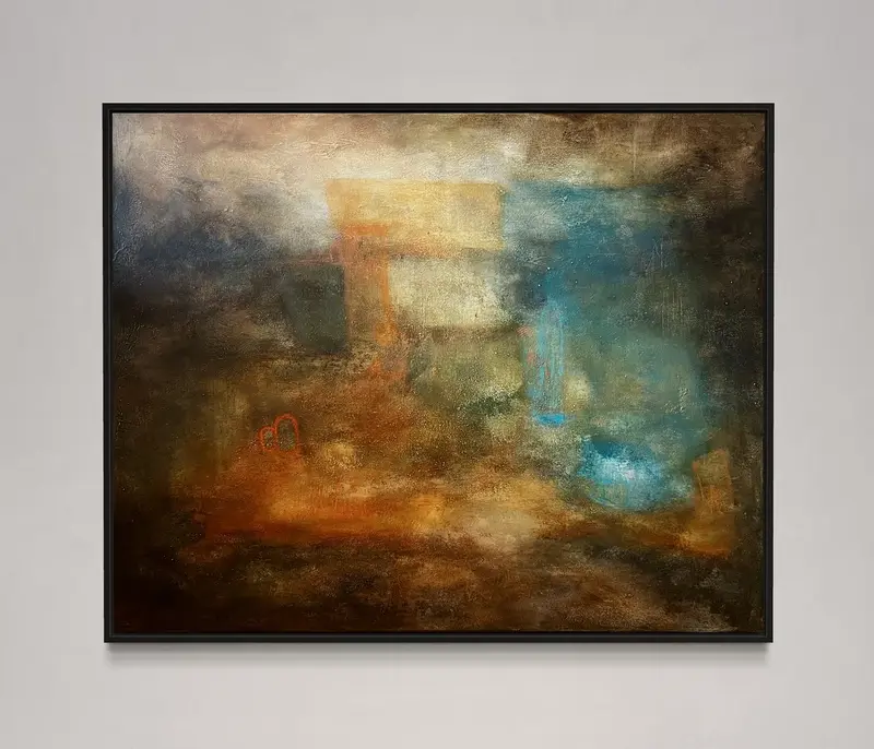 Akrylmålning Nr 1220 av Petronella Tjörnmark