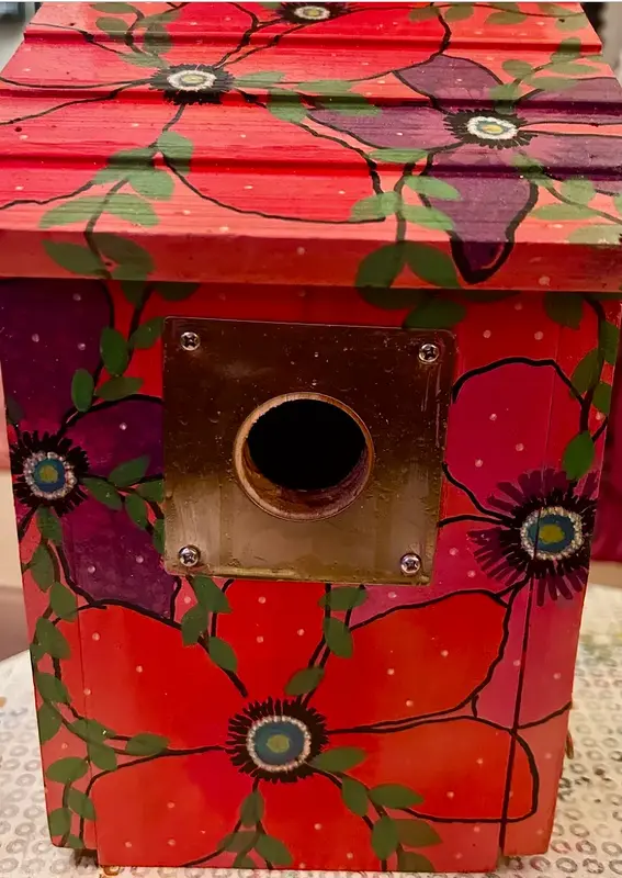 Akrylmålning Azalea av Susanne Lovén