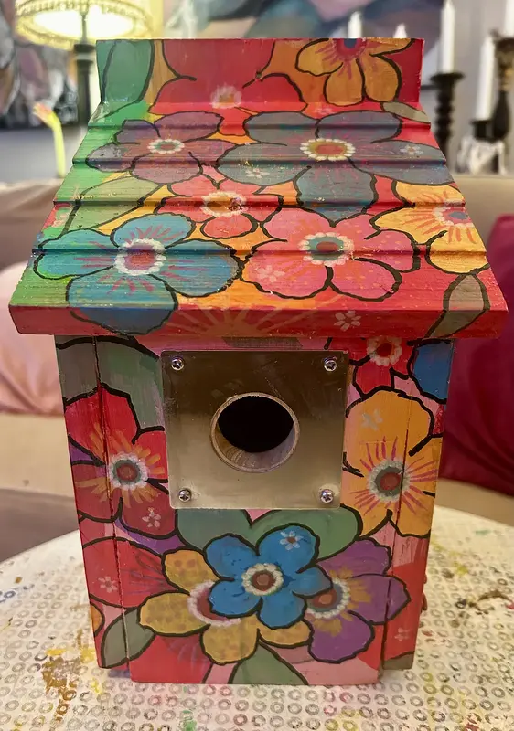 Akrylmålning Ringmor av Susanne Lovén