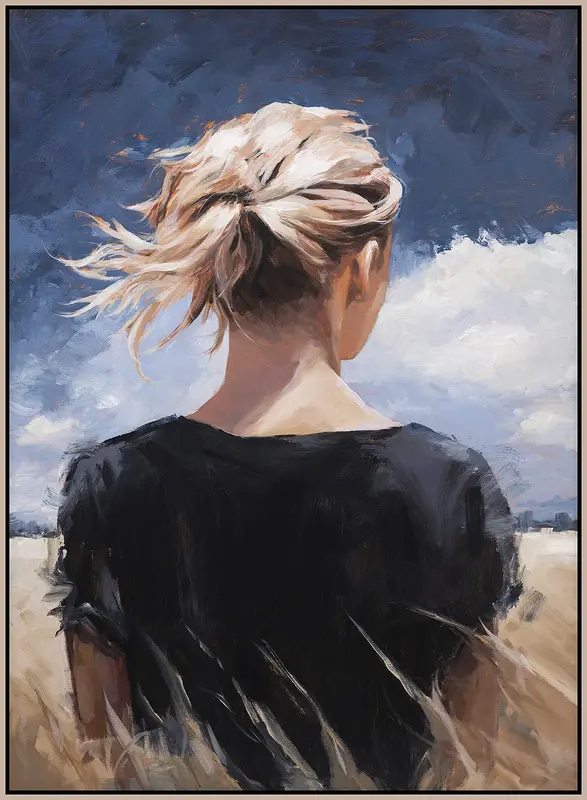 Akrylmålning A Quiet Reflection av Tomas Hammar