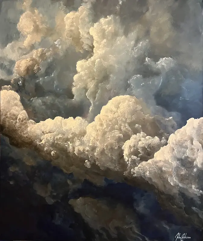 Akrylmålning Deep av John Eriksson