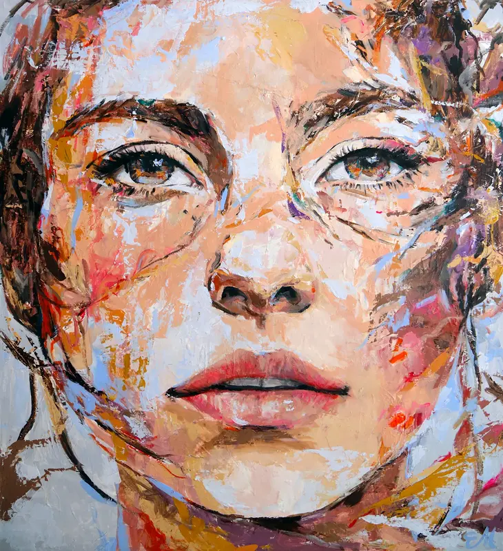 Akrylmålning Hope av Emma Malm