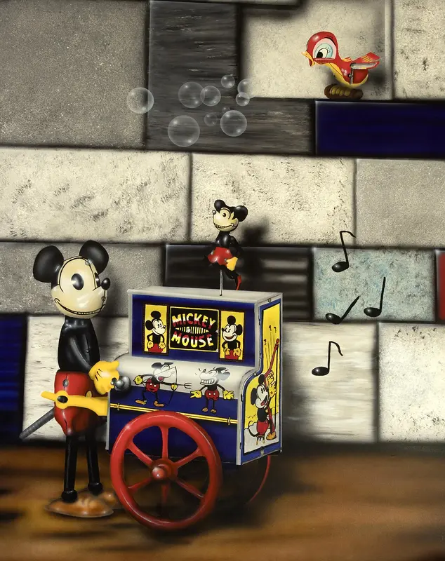 Mickey organgrinder av Anders Lundberg