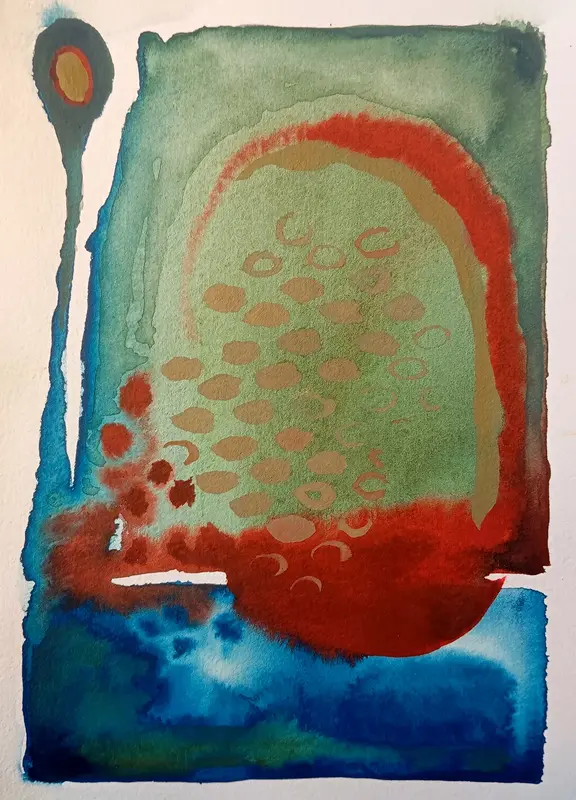 Akvarell Dialogues (1/4) av Anton Mattsson