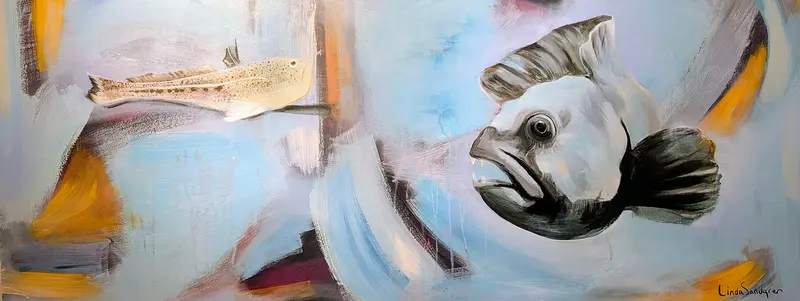 Färghav #IX av Linda Sandgren