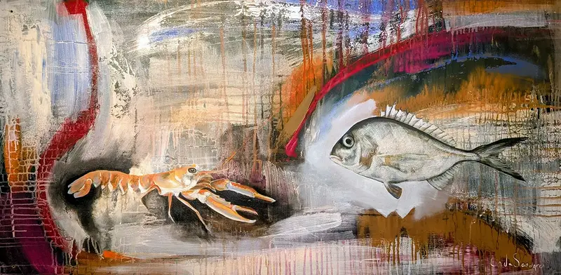 Färghav #X av Linda Sandgren