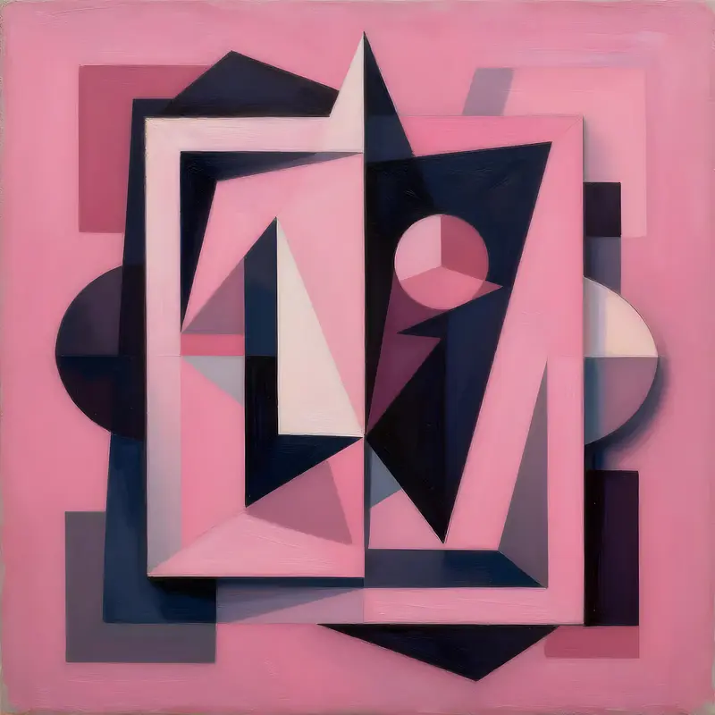 Pink Kubism av Harri Ylikomi