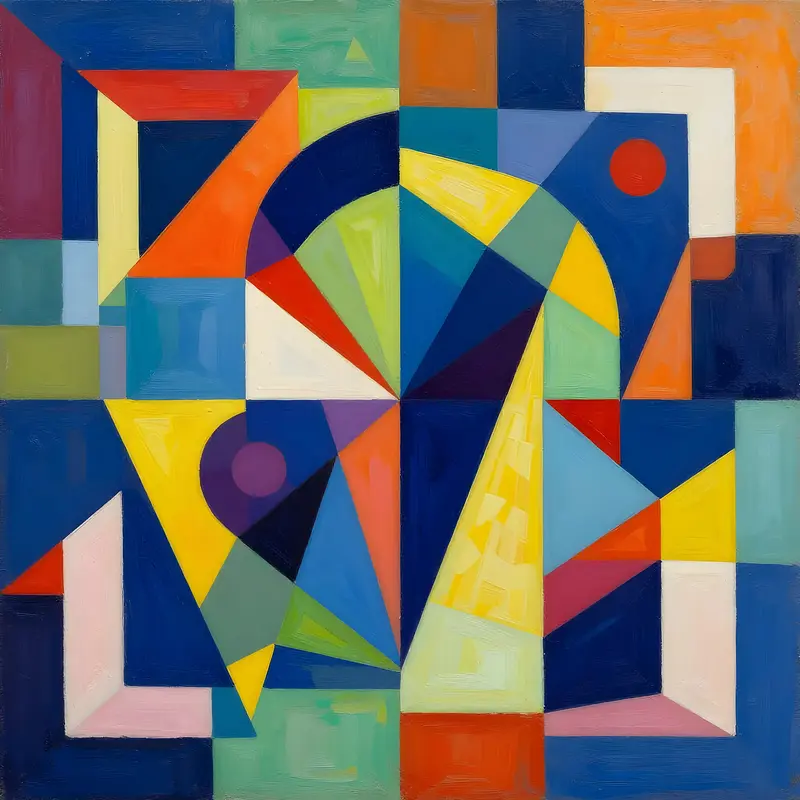 Colorful kubism av Harri Ylikomi