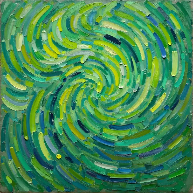 Green VIII av Harri Ylikomi