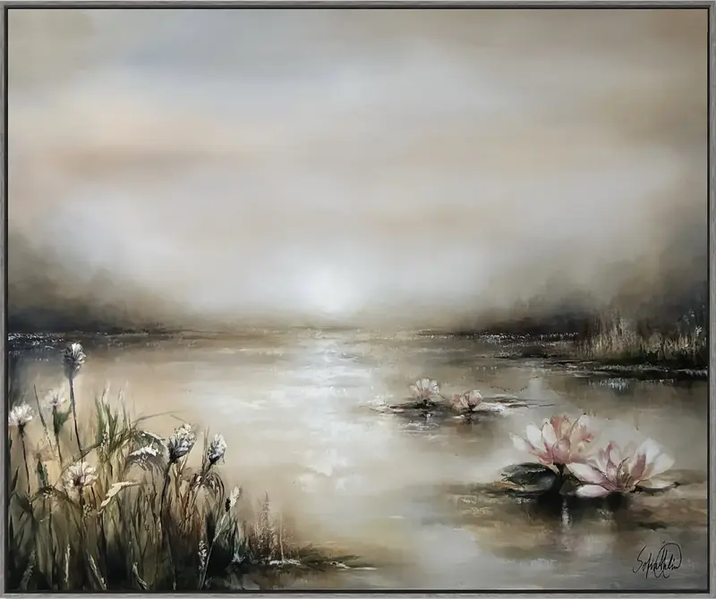 Akrylmålning Lilylight av Sofia Åhlin