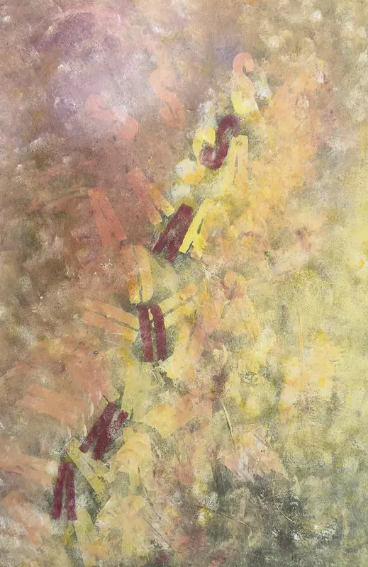 Akrylmålning Andas av CARINA GLANTZBERG