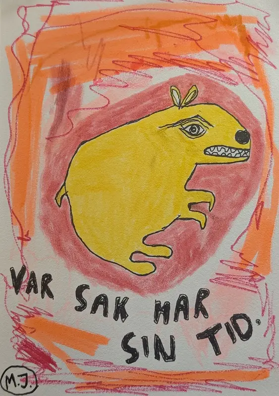 Var sak har sin tid. av Mikael Jonsson