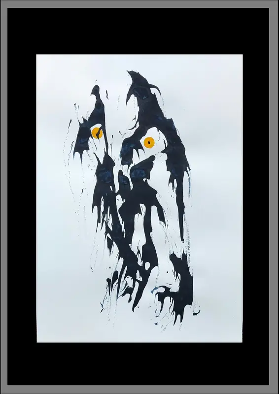 Akvarell Streckuv av Anders Wikström