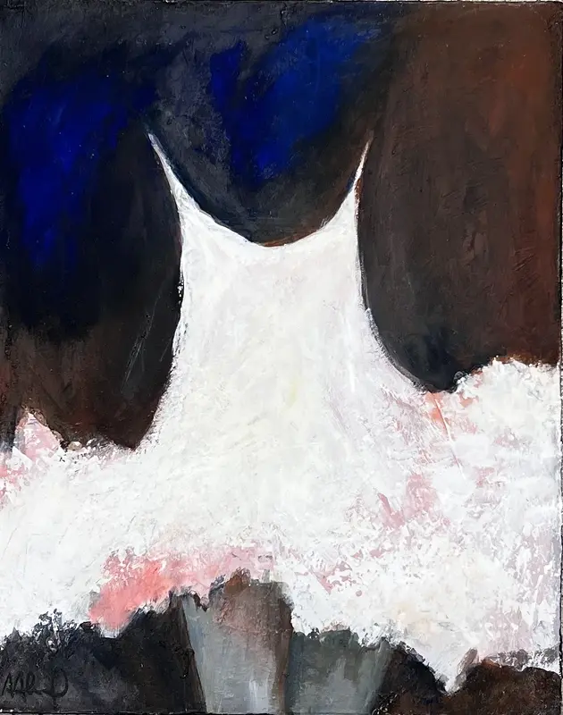 Oljemålning Som i en dröm av Monica Hagebrand