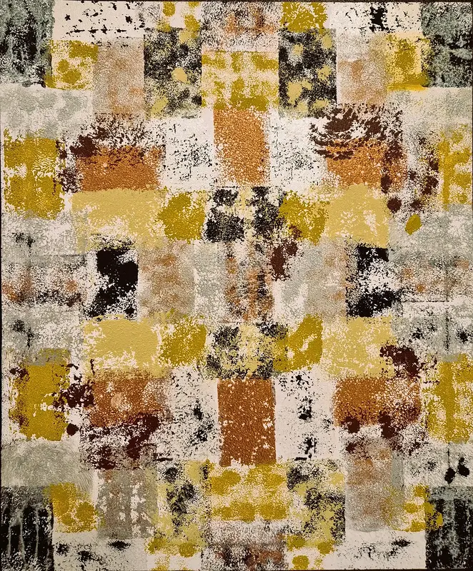 Akrylmålning Bricks av Tommy Vähä-Rainio