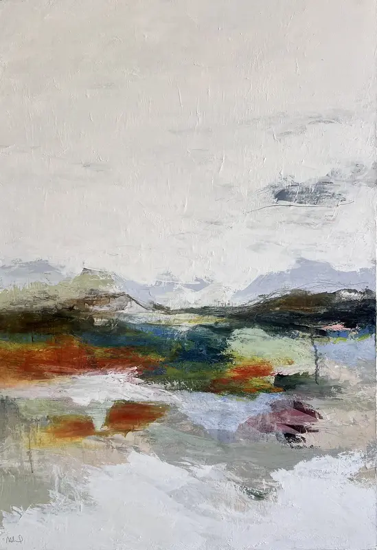 Oljemålning Utmarker av Monica Hagebrand