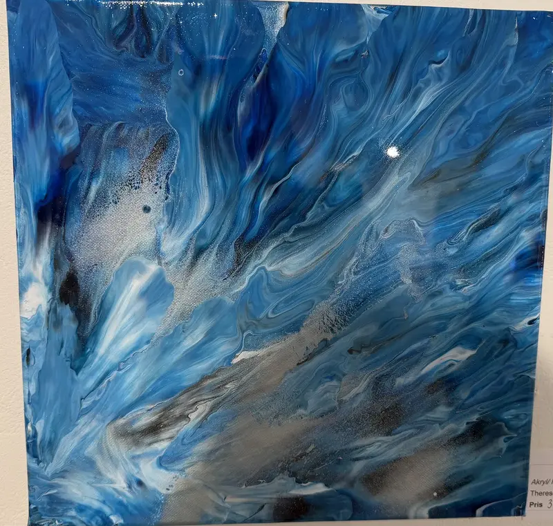 Akrylmålning av Therese Börjes