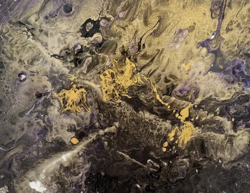 Akrylmålning av Therese Börjes