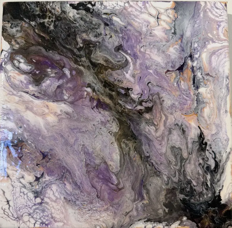 Akrylmålning av Therese Börjes