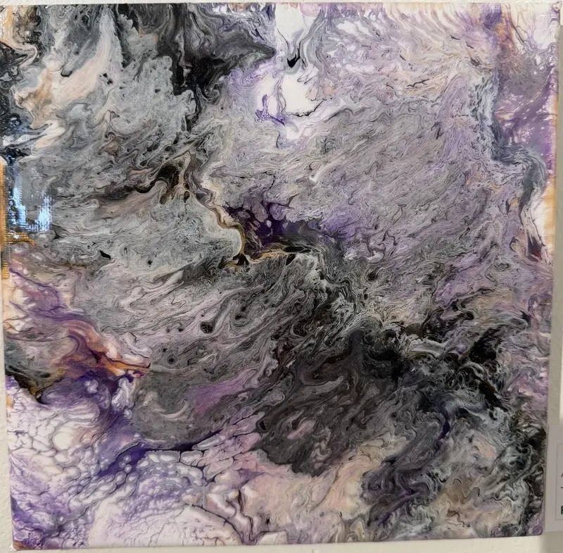 Akrylmålning av Therese Börjes