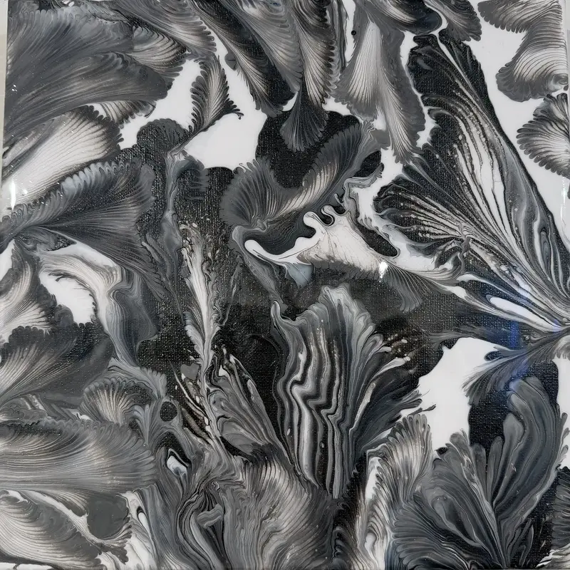 Akrylmålning av Therese Börjes