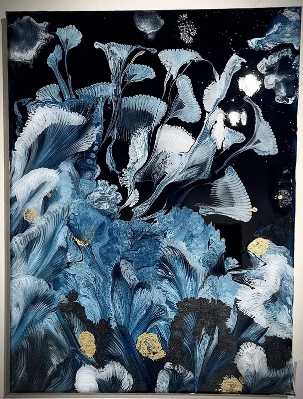 Akrylmålning av Therese Börjes