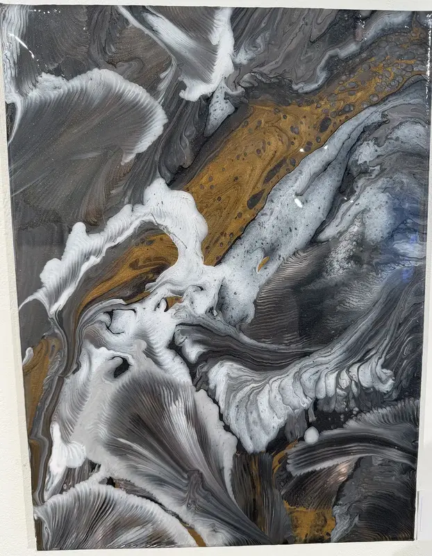 Akrylmålning av Therese Börjes